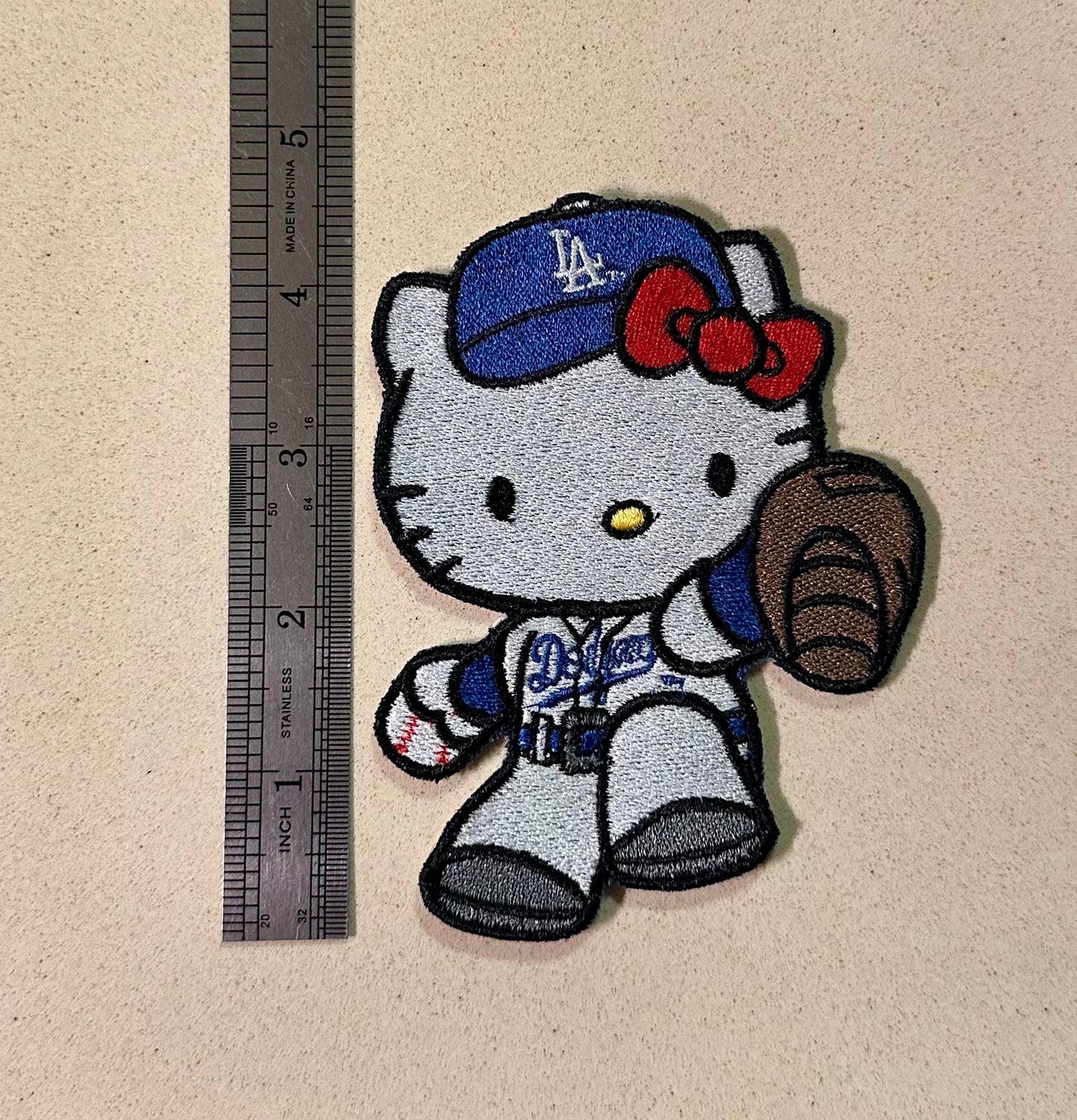 LA Dodgers kitty patch