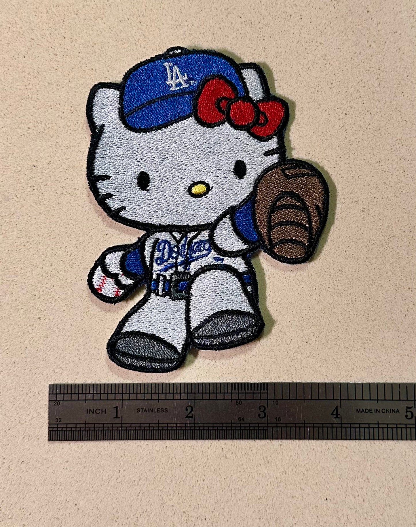 LA Dodgers kitty patch