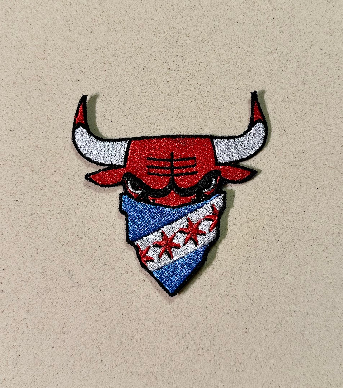 Patch for ironing basketball bandana bull | Chicago patches, sports  patches, bandana patches, bull patches for anything