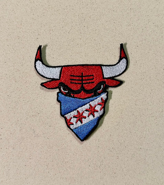 Patch for ironing basketball bandana bull | Chicago patches, sports  patches, bandana patches, bull patches for anything