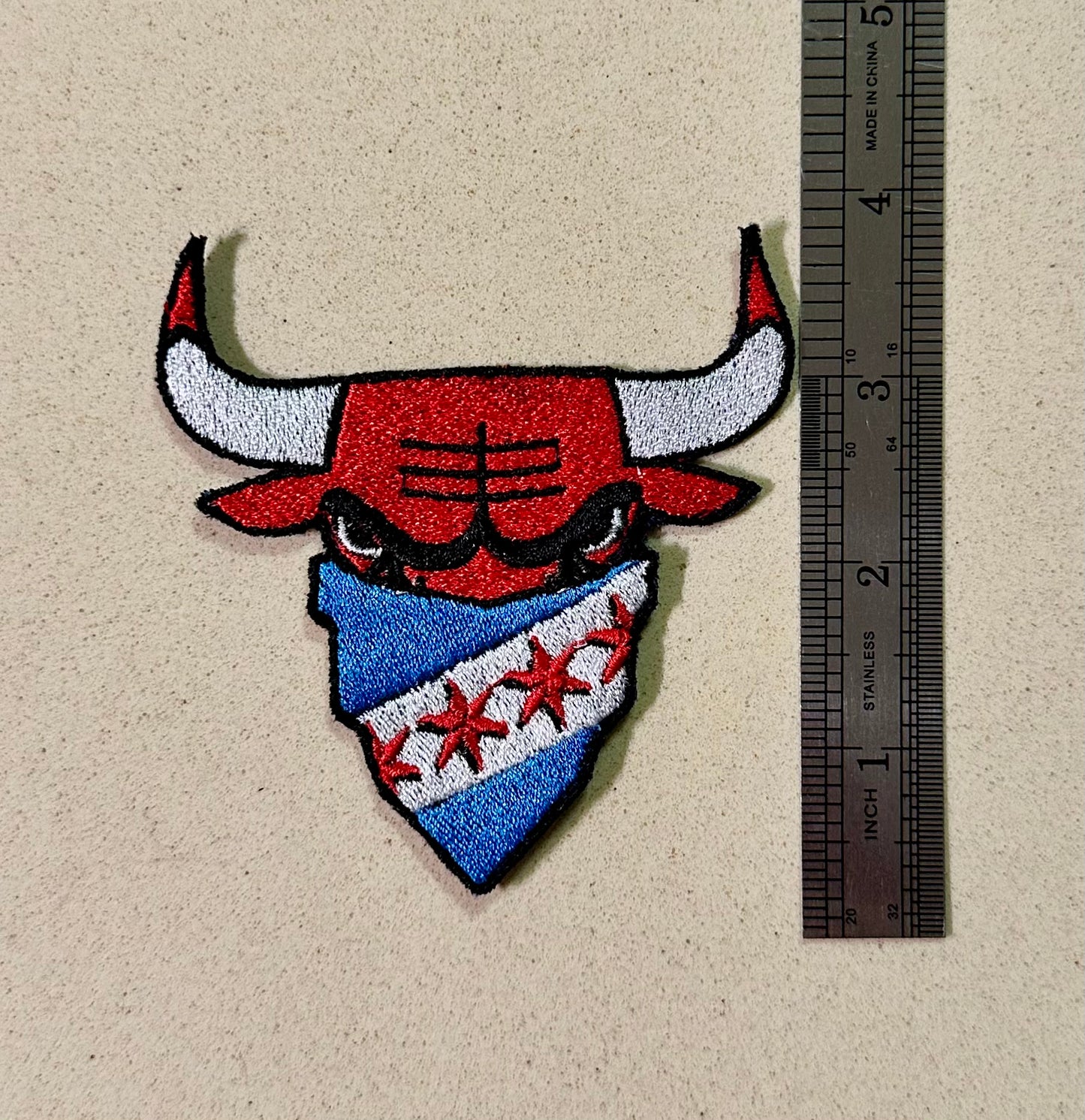 Patch for ironing basketball bandana bull | Chicago patches, sports  patches, bandana patches, bull patches for anything