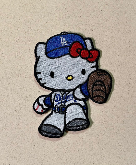LA Dodgers kitty patch