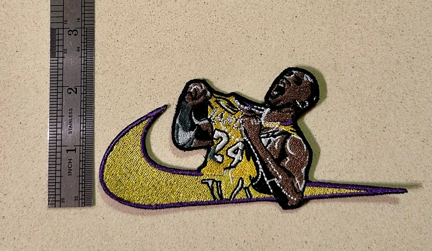 Patch for ironing basketball goat Kobe | Kobe patches, sports patches, the goat patches, yellow patches for anything