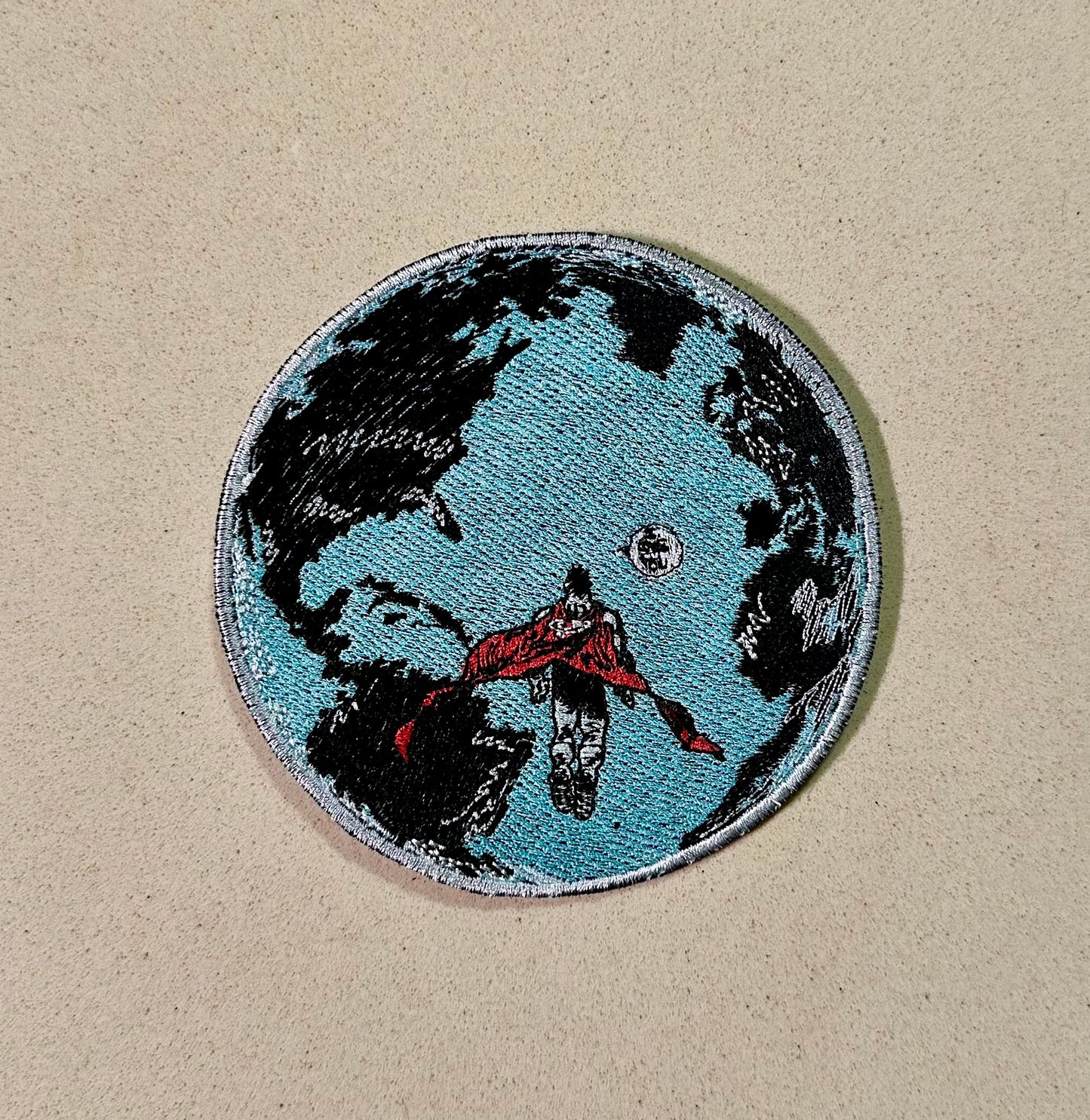 Patch for ironing flying superhero | super man , world patches, earth patches, I love you  patches for anything