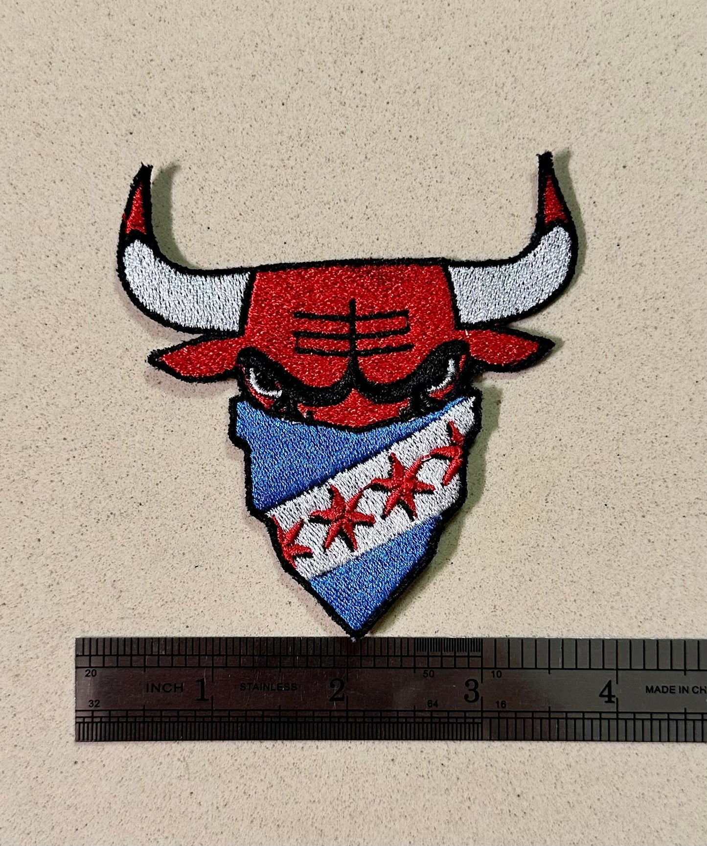 Patch for ironing basketball bandana bull | Chicago patches, sports  patches, bandana patches, bull patches for anything
