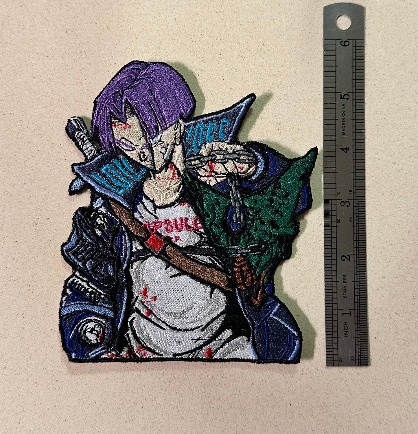 Patch for ironing dragon anime fighting character | dragon patches, cartoon patches, fighter patches, anime patches for anything