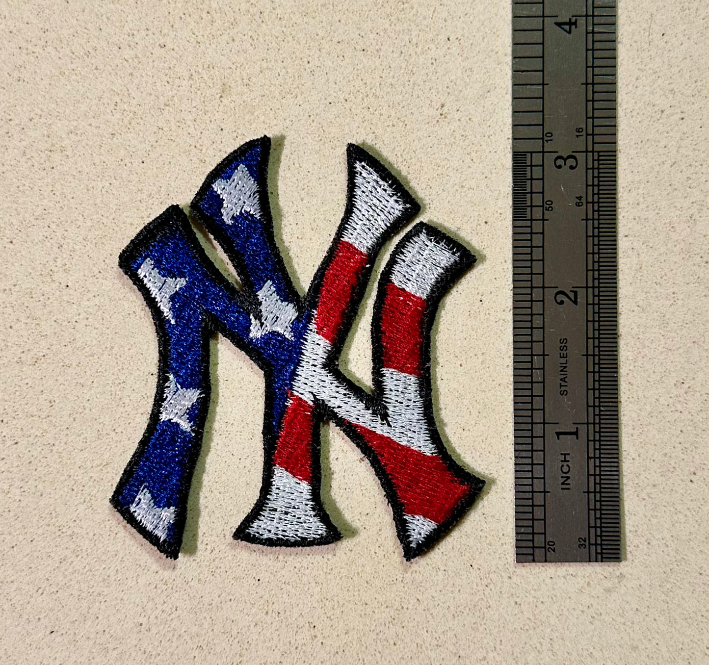 Patch for ironing American flag sports team | Yankees patches, baseball patches, sports patches, flag patches for anything