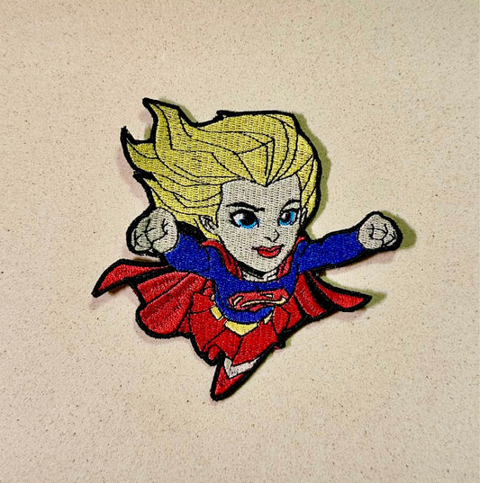 Patch for ironing blond flying superhero | superhero patches, alien patches, flying patches, super girls patches for anything
