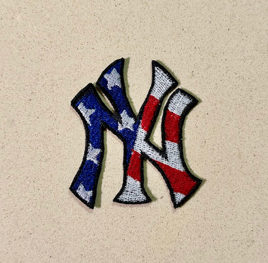 Patch for ironing American flag sports team | Yankees patches, baseball patches, sports patches, flag patches for anything