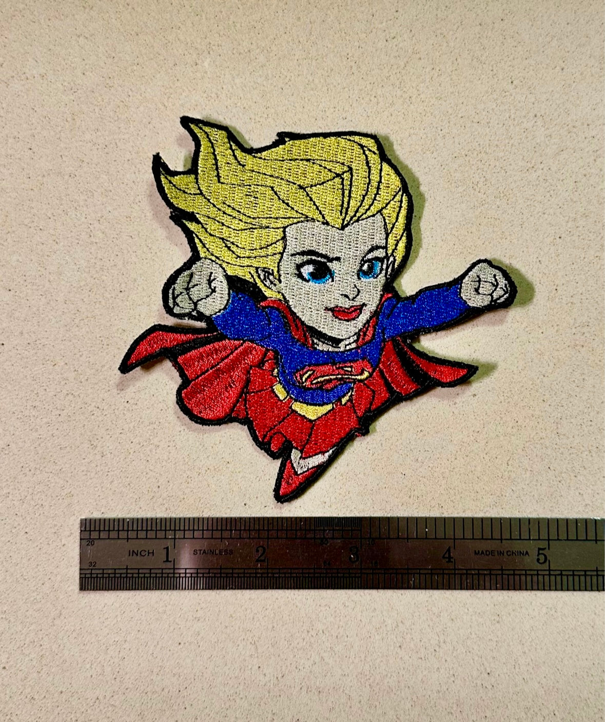 Patch for ironing blond flying superhero | superhero patches, alien patches, flying patches, super girls patches for anything