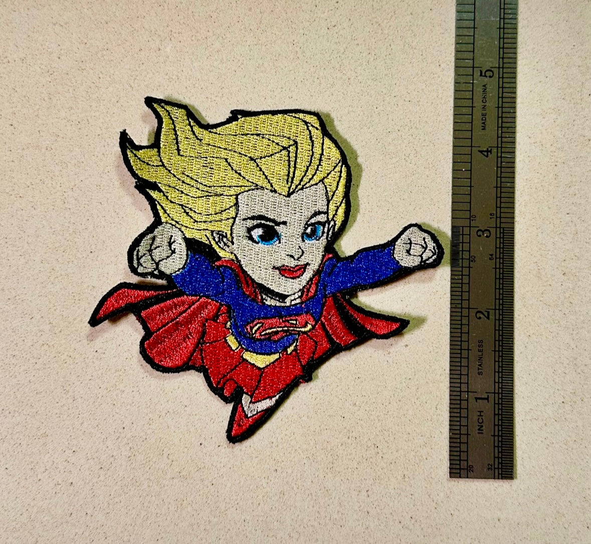 Patch for ironing blond flying superhero | superhero patches, alien patches, flying patches, super girls patches for anything