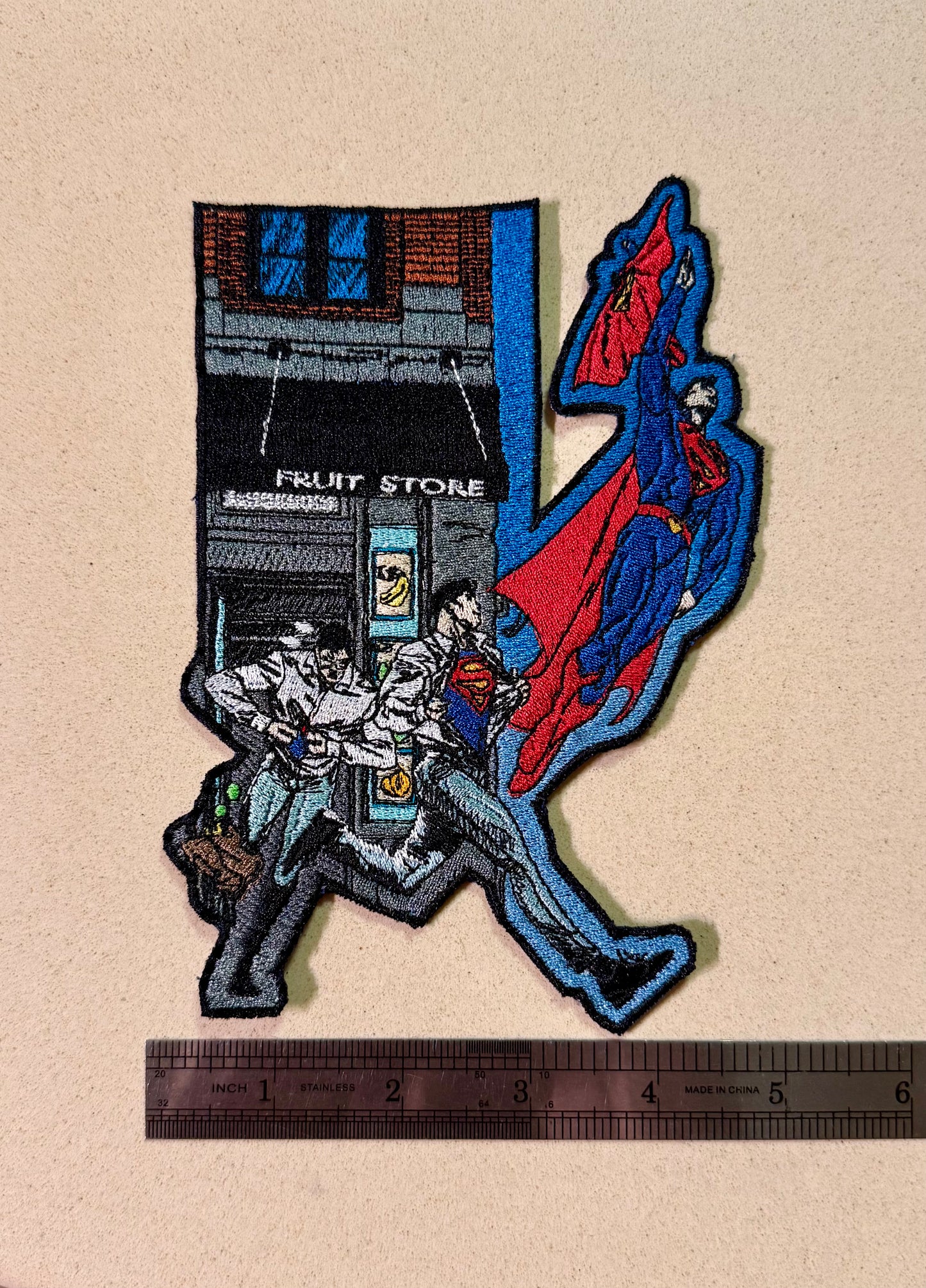 Patch for ironing flying superhero | super man , grocery store patches, flying patches, trendy patches for anything